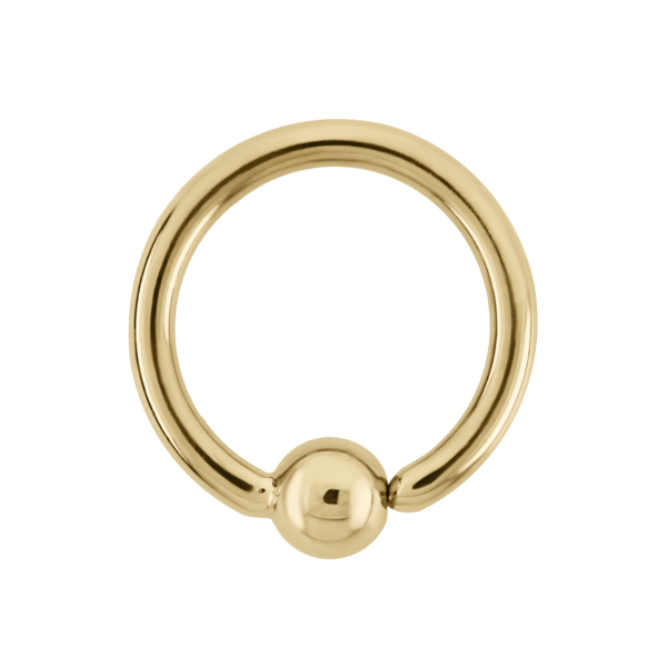 Gold Fixed Bead Ring
